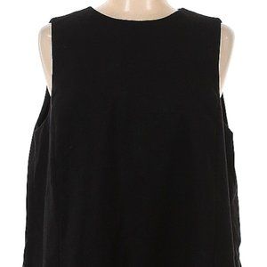 Banana Republic Sleeveless Blouse Size L Black EUC